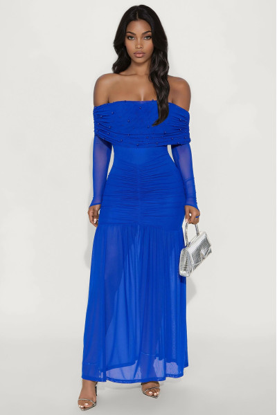 Сітчаста сукня максі Twin Flame з декором