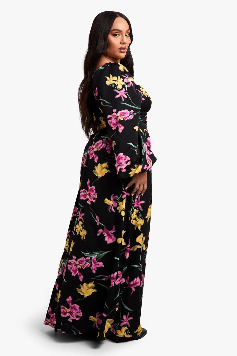 Плюс квітковий сукня Malkmaid Moilkmaid