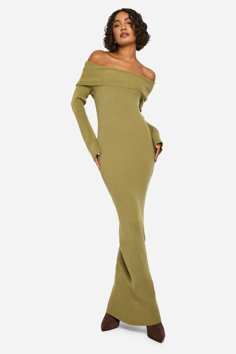 Високий сукня Bardot Riber Contic Maxi