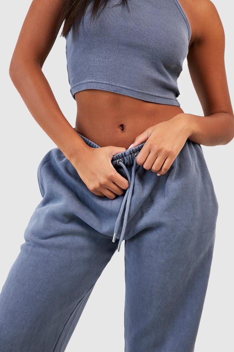 Денім-блакитна промита пряма нога пробіжок