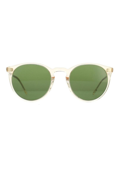 Круглі зелені кришталеві сонцезахисні окуляри