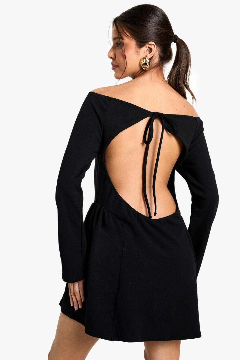 Висока сукня для фігуристів Bardot Tie