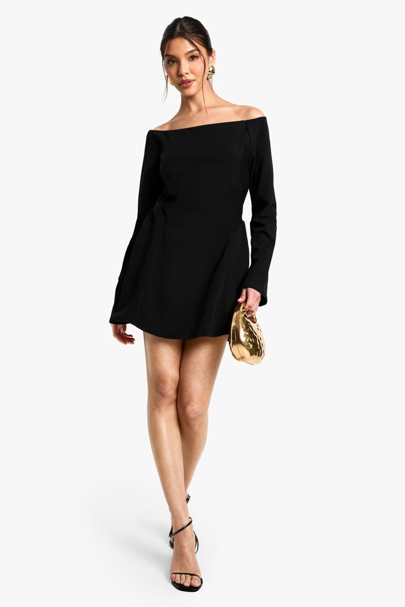 Висока сукня для фігуристів Bardot Tie