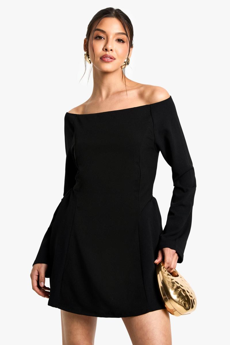 Висока сукня для фігуристів Bardot Tie