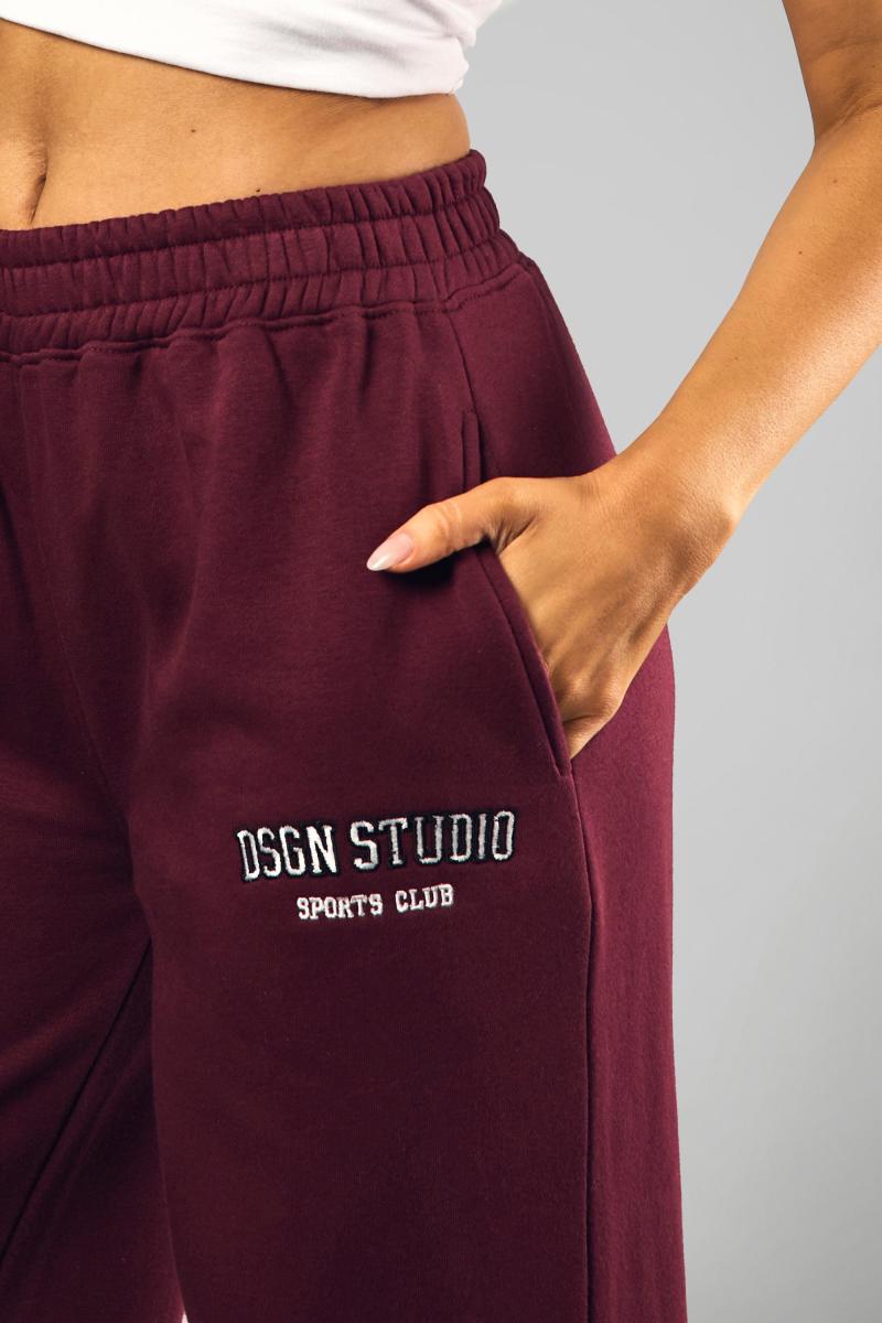 Високий студія DSGN Applique Пряма нога Джоггер