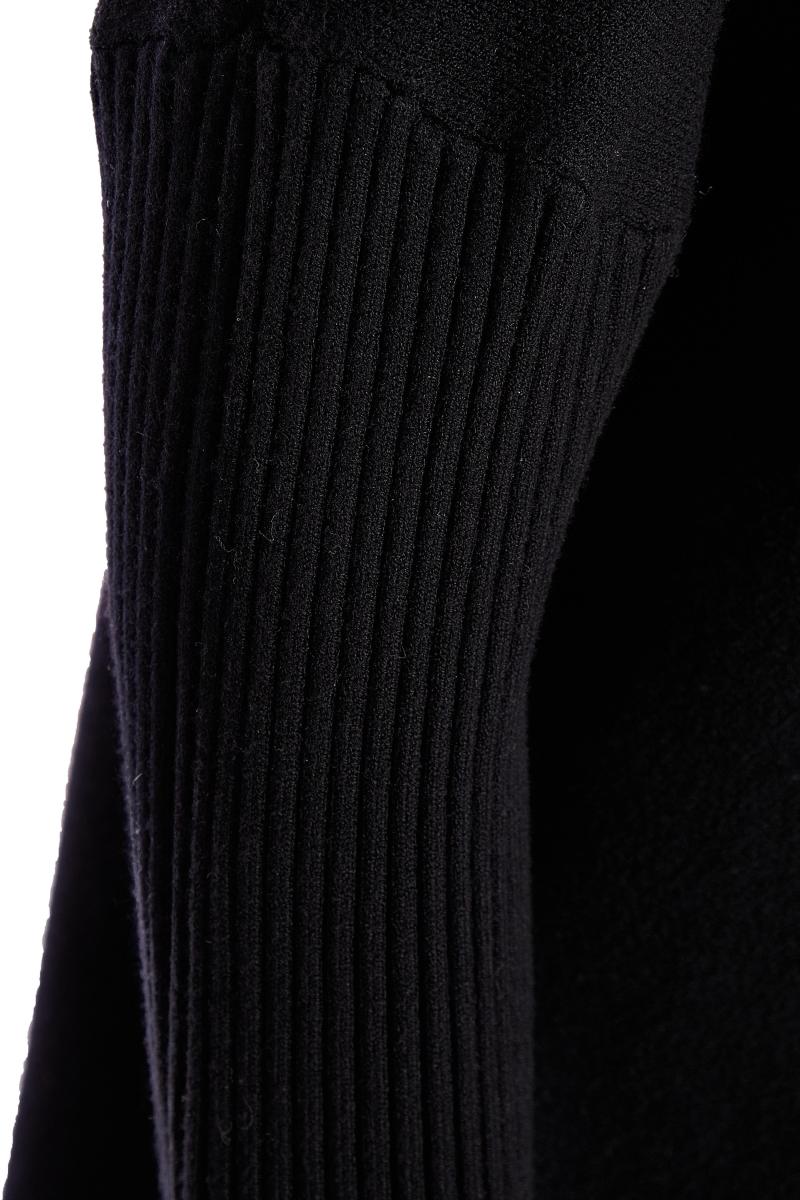 Чорний в'язаний китисельна перемичка