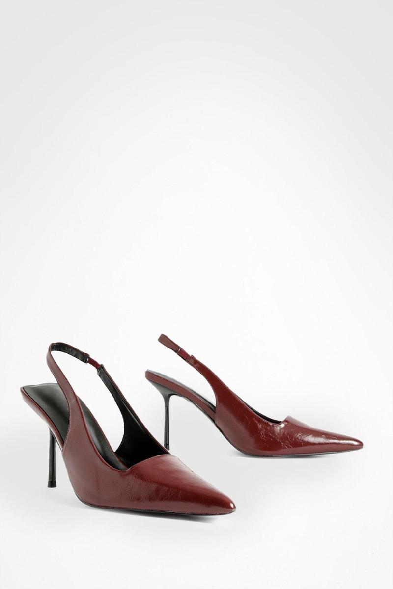 Slingback Extreme Point Court Shoes