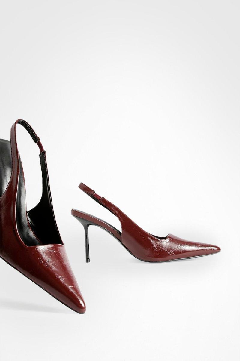 Slingback Extreme Point Court Shoes