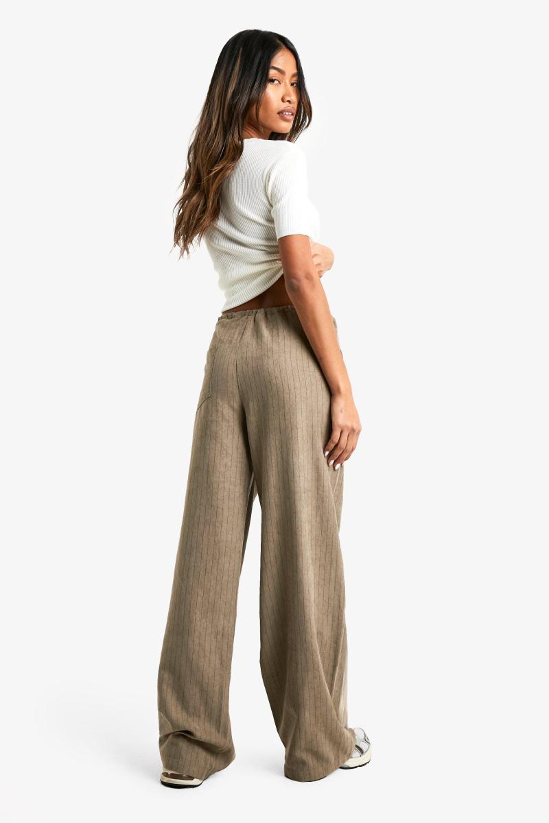 М'який дотик негабаритна смуга широкі штани для ніг