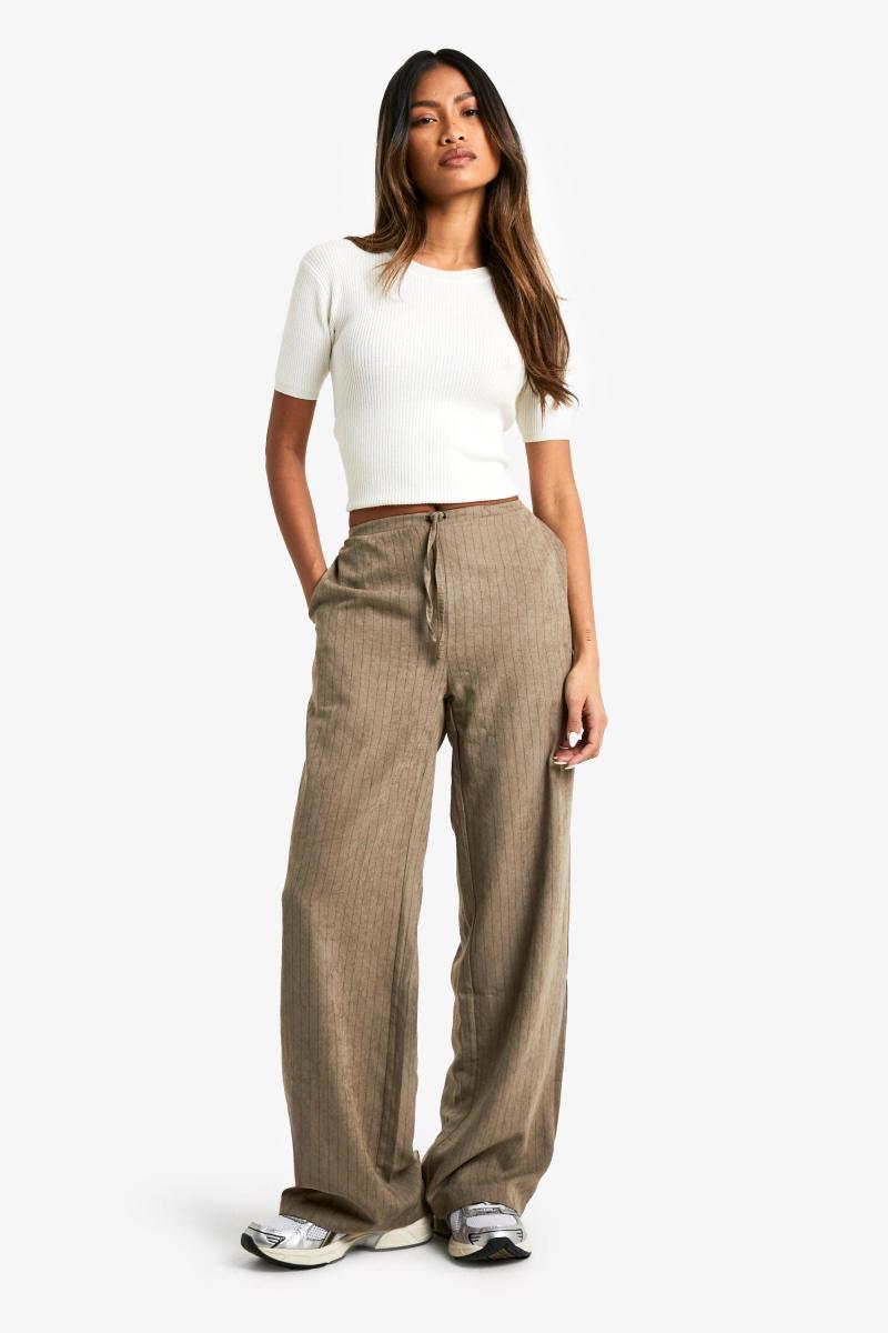 М'який дотик негабаритна смуга широкі штани для ніг