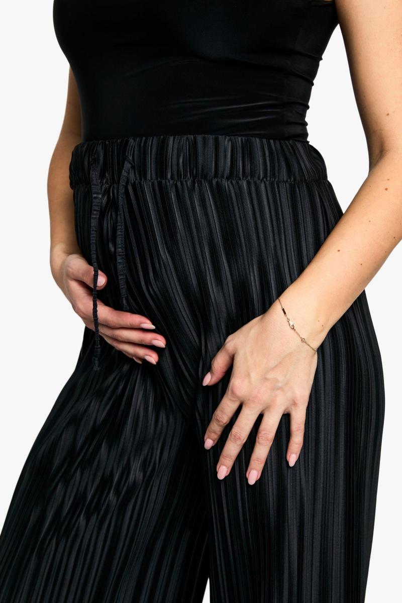 Широкий тіньовий плісо еластично талію, що підходить, широкий штани для ніг