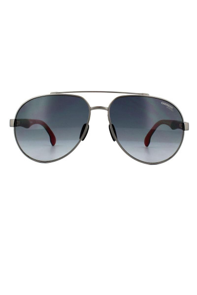 Авіатор сріблястий чорний темно -сірий градієнт сонцезахисні окуляри