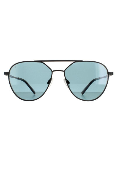 Aviator Matte Black Saturn Поляризований бензиновий блакитний оделл