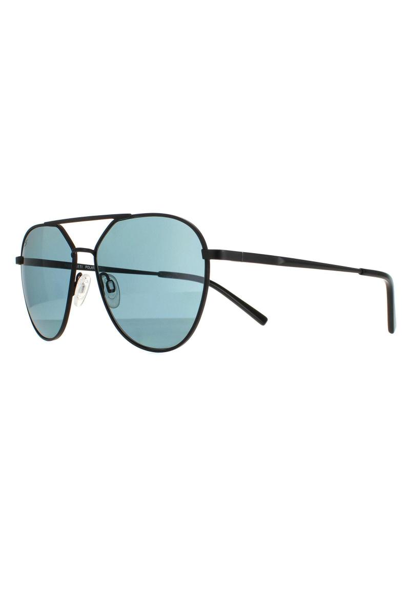 Aviator Matte Black Saturn Поляризований бензиновий блакитний оделл