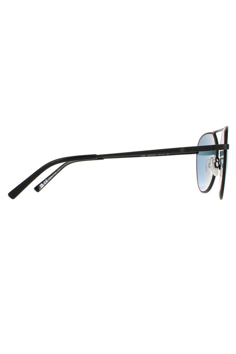 Aviator Matte Black Saturn Поляризований бензиновий блакитний оделл