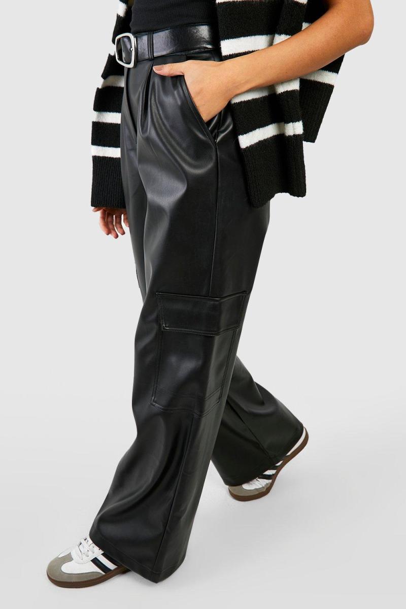 Шкіряні вигляді з високою талією вантажів