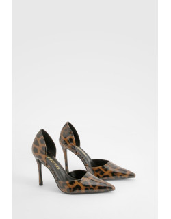 Леопардовий патент вирізав судове взуття