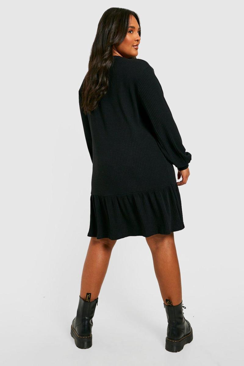 Плюс м'яка рубашка з оборками