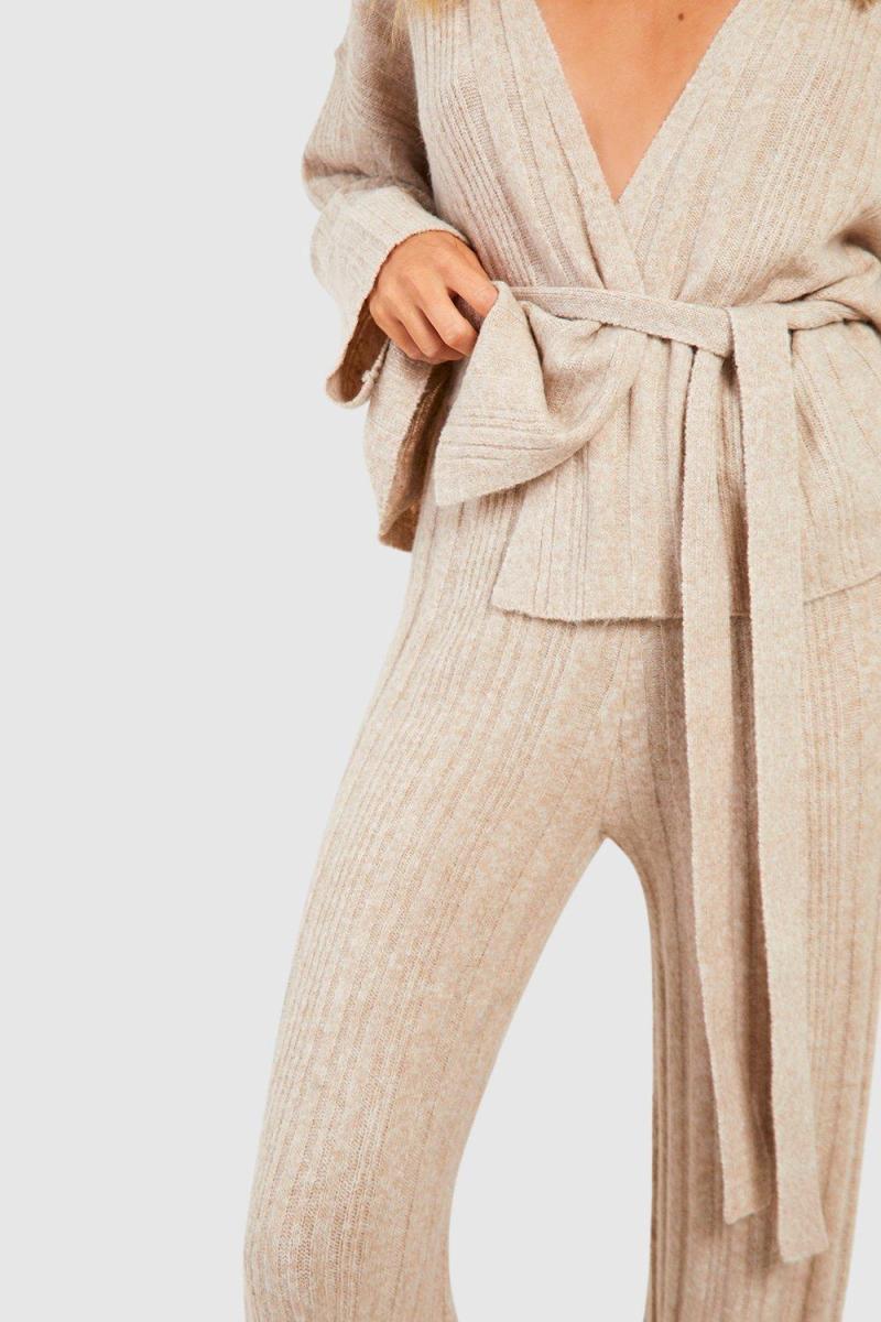 Широкі брюки з м’якої змішаної трикотажні штани