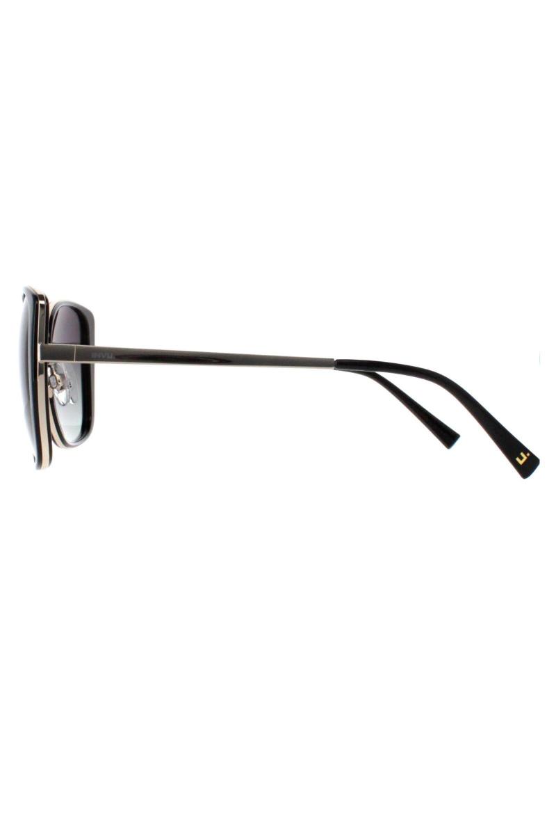 Квадратний чорний золотий сірий поляризований B1907