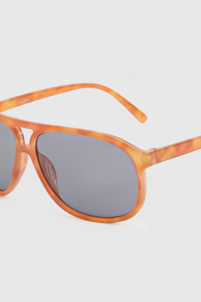 Сонцезахисні окуляри помаранчевої черепахи Aviator Aviator