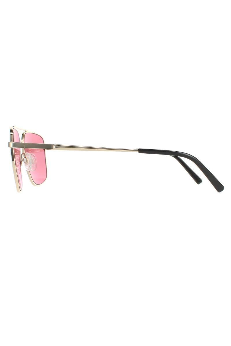 Авіатор блискучі світло -золото Сатурна Седона Айткін сонцезахисні окуляри