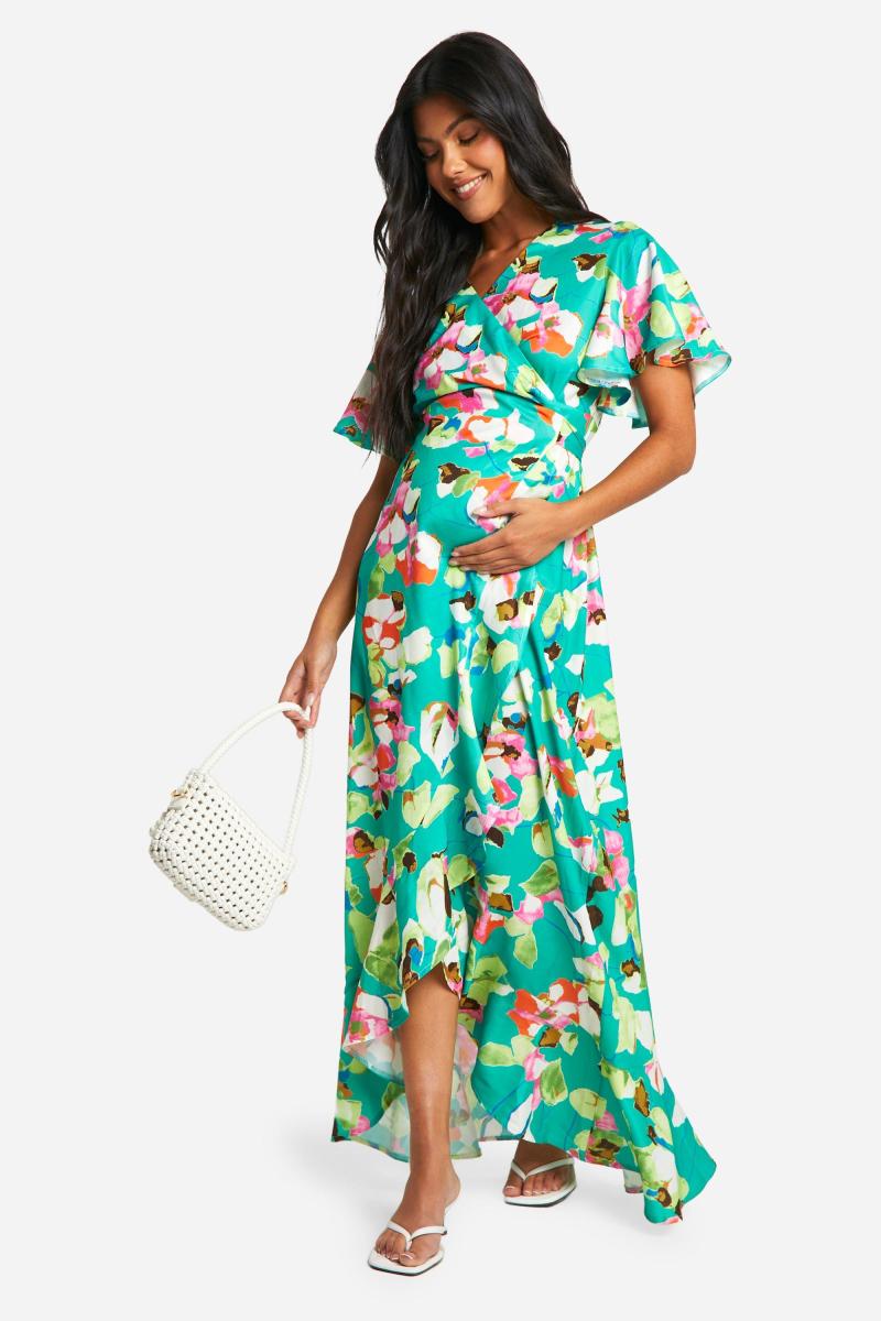 Материнство, що підтримує квітковий рюф