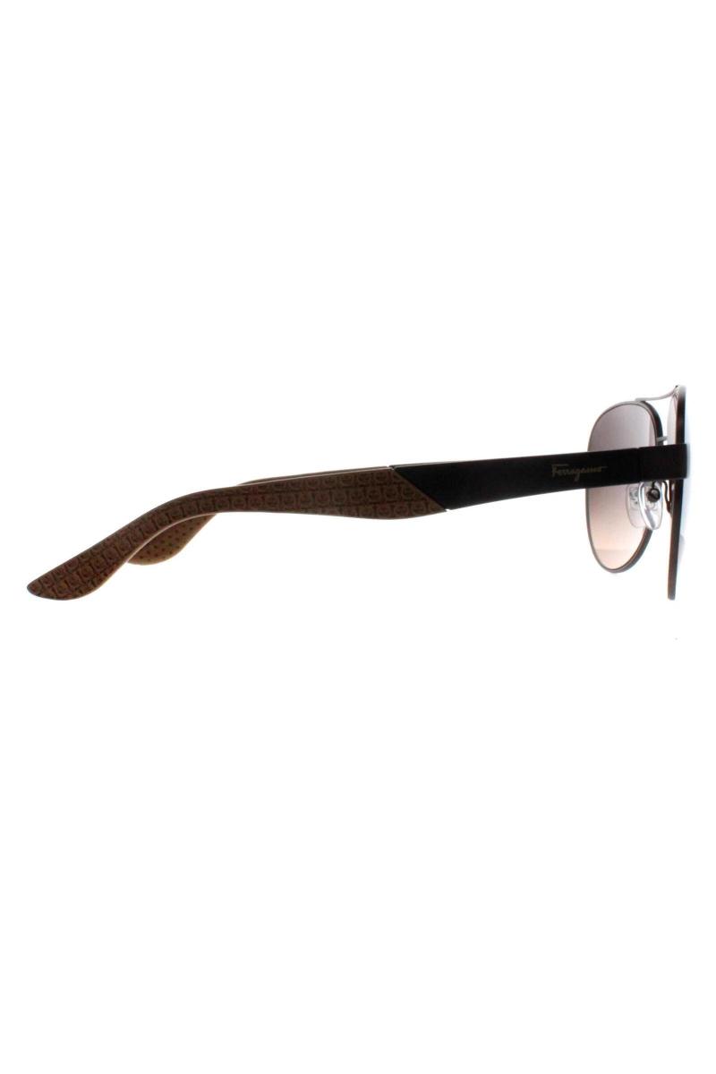 Aviator Matte Dark Rutenium сірий коричневий градієнт SF275s