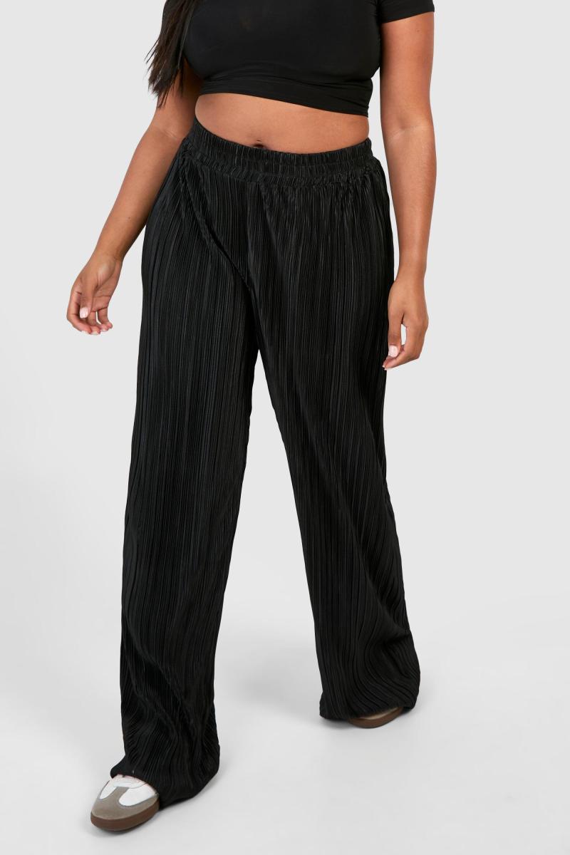 Широкі брюки з гумкою на талії Plus