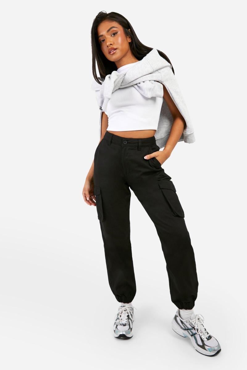 Маленькі джоггери карго з високою талією