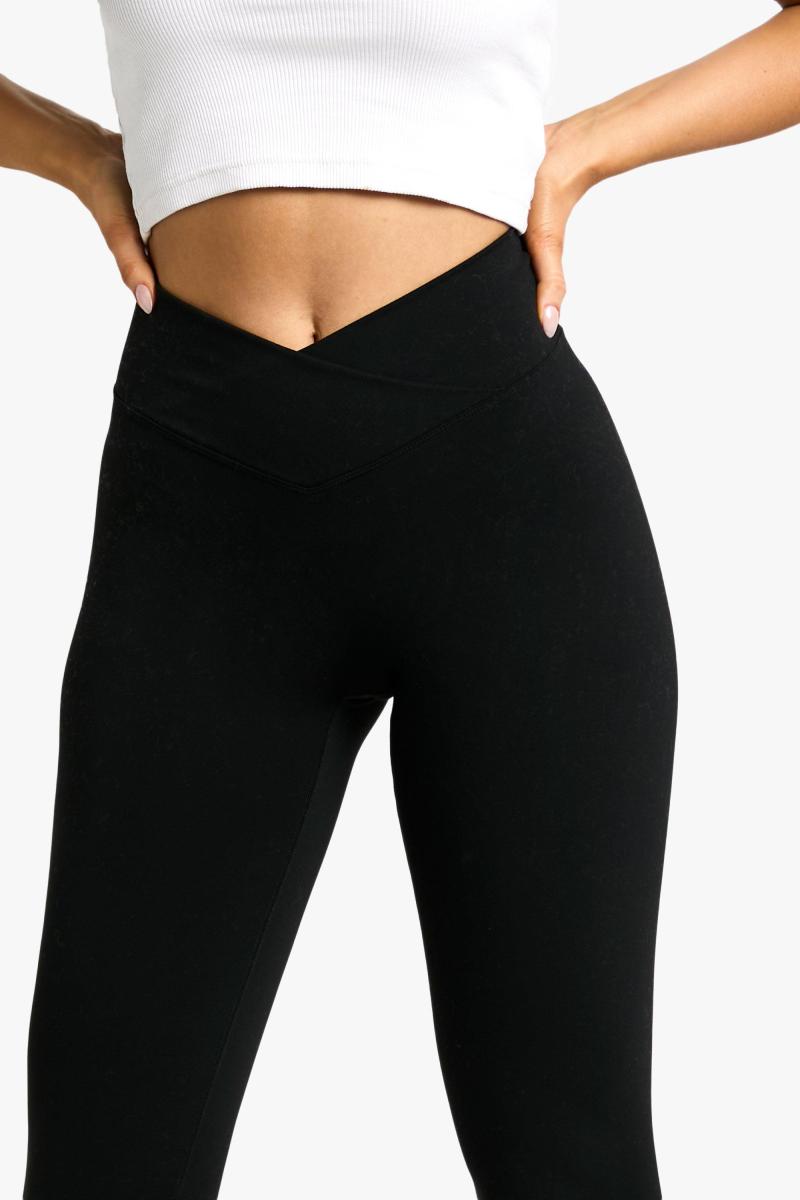 Високий обгортання високої талії Преміум -активні гастролі