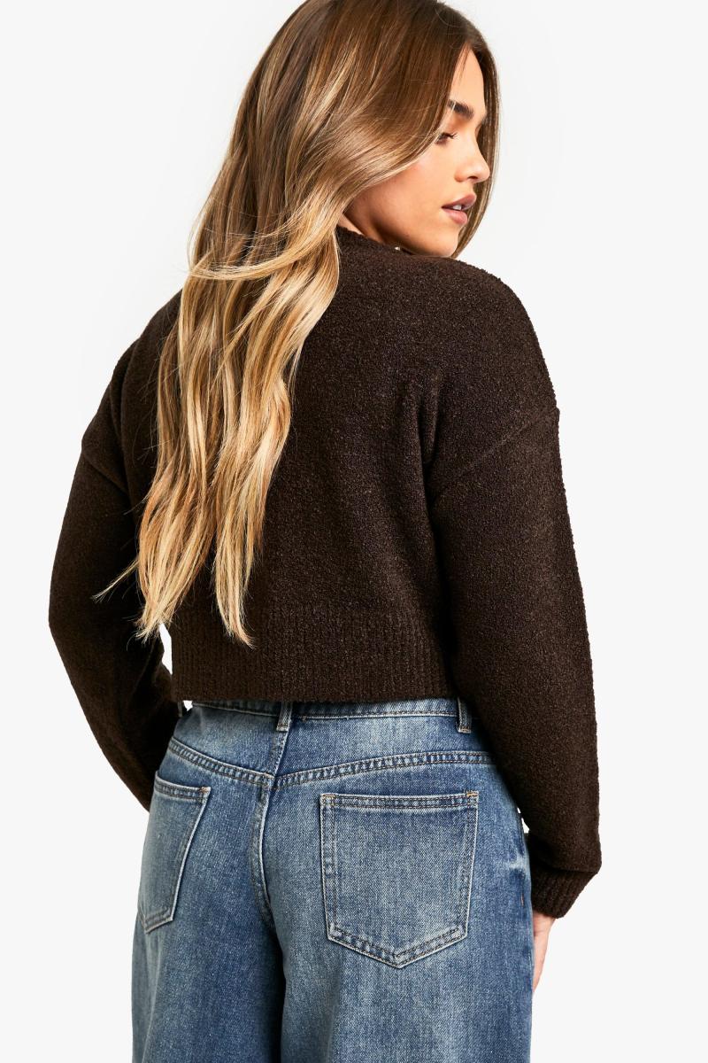 Кардиган з високим горлом Petite Boucle