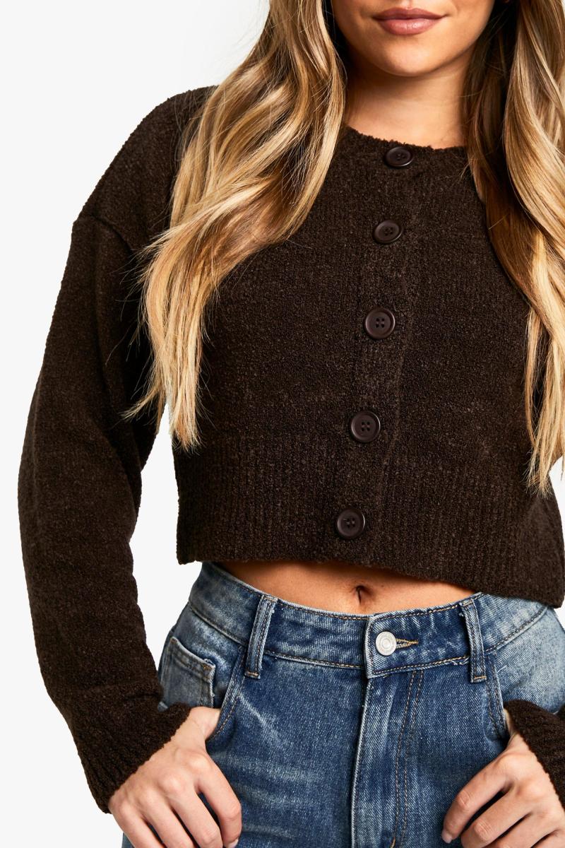 Кардиган з високим горлом Petite Boucle