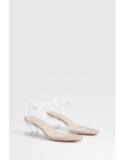 Широко прозорі низькі підбори