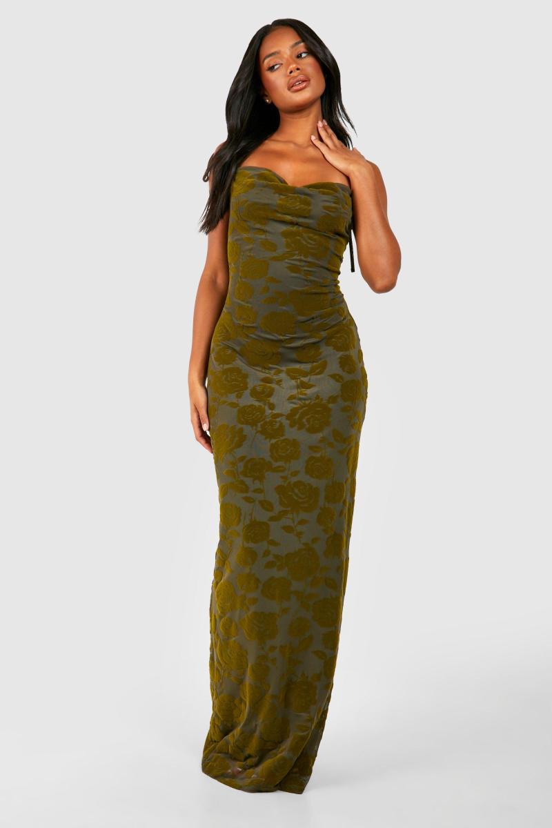 Максі-сукня Devore з квітковим ковпаком