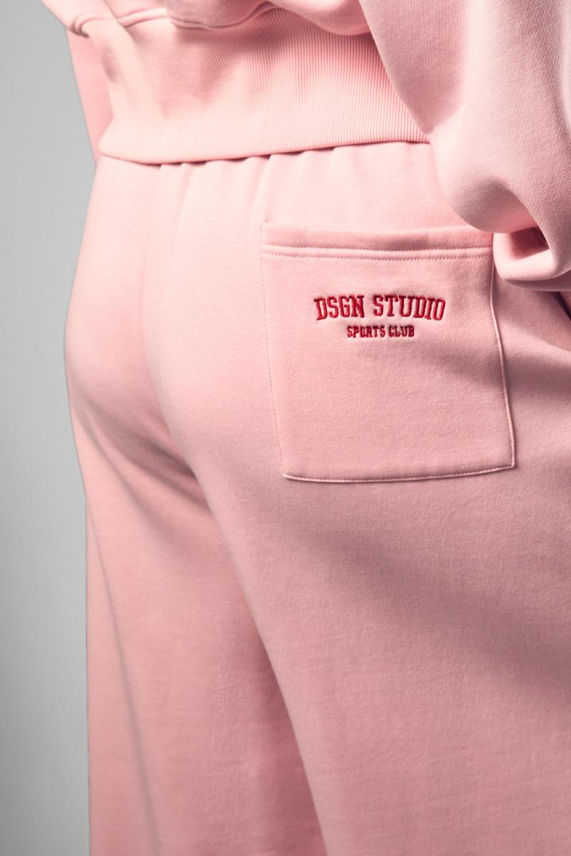 Плюс DSGN вишита прямо нехай Джоггер
