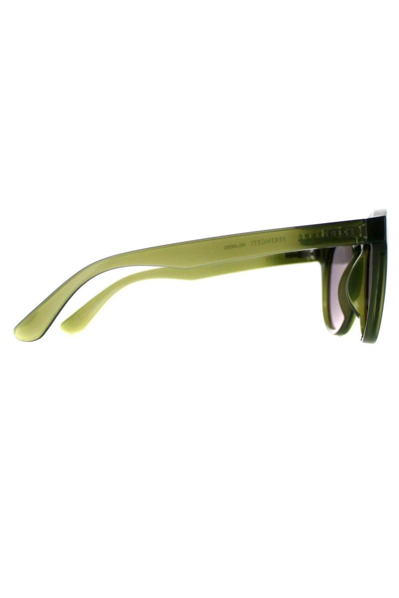 Круглий блискучий молочний хакі Сатурн Поляризований дим Кінгман